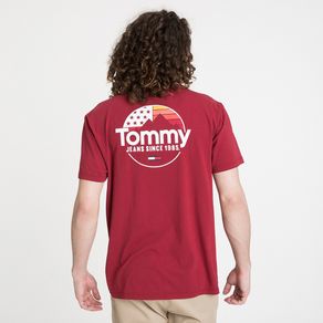 Tommy-Jeans-Camiseta-Manga-Curta-Logo-Circular-Com-Montanha-