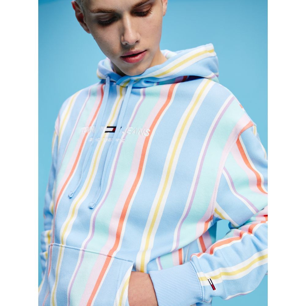 Tommy Jeans Moletom Listrado Coleção Pastel Azul Tommy Jeans Tommy