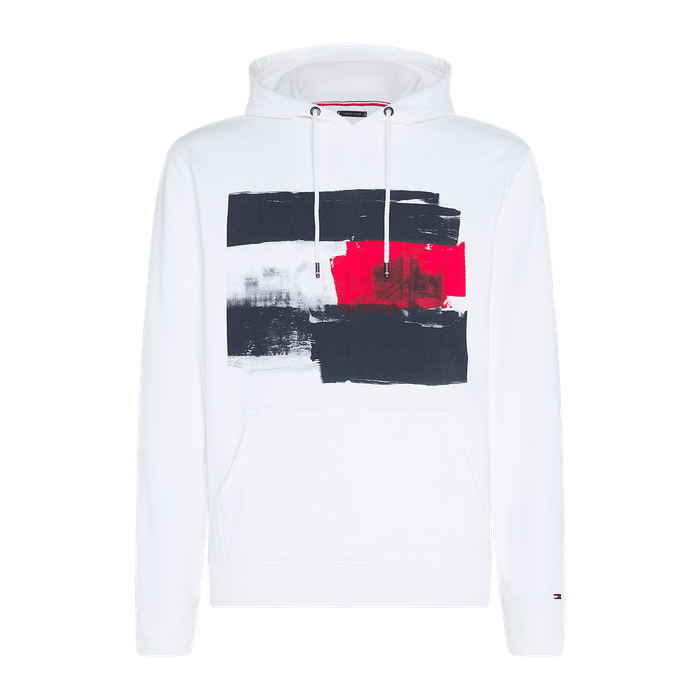 white tommy jeans moletom com capuz