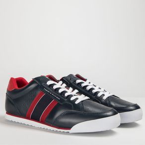 Tommy-Tenis-Masculino-Couro-Logo--Listra--Lateral