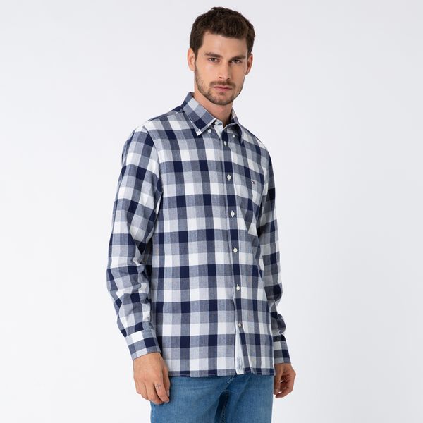 camisa xadrez da tommy