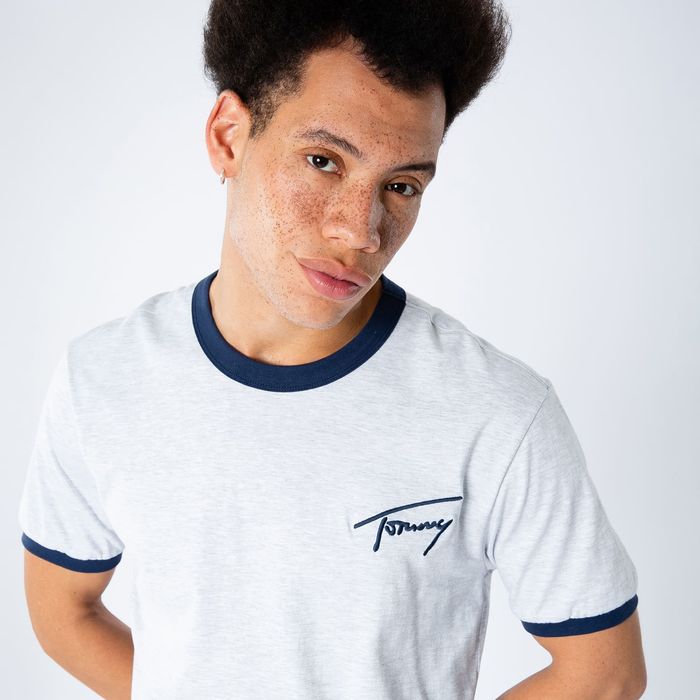 Camiseta T-Shirt Masculina Assinatura Tommy - Tommy Hilfiger