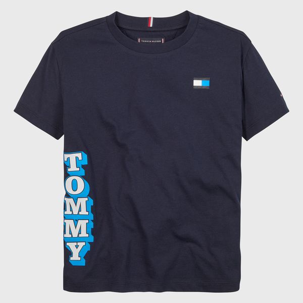 Camiseta Infantil Logo Tommy Hilfiger, tommy 