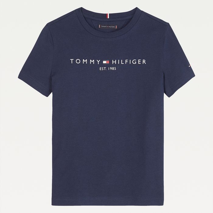 Camiseta Infantil Logo Clássico Tommy Hilfiger