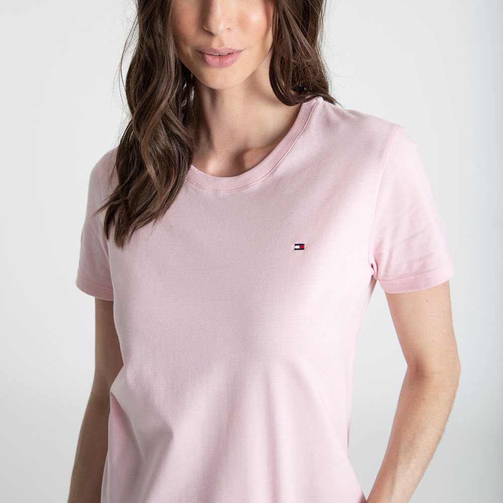 Camiseta Clássica Gola C | Tommy Hilfiger - Tommy Hilfiger