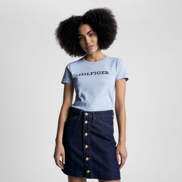 Camiseta Logo Tommy Hilfiger Lateral