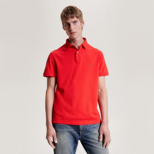 Camiseta Tommy Hilfiger Polo Masculino MW0MW00413-654 M - Vermelho