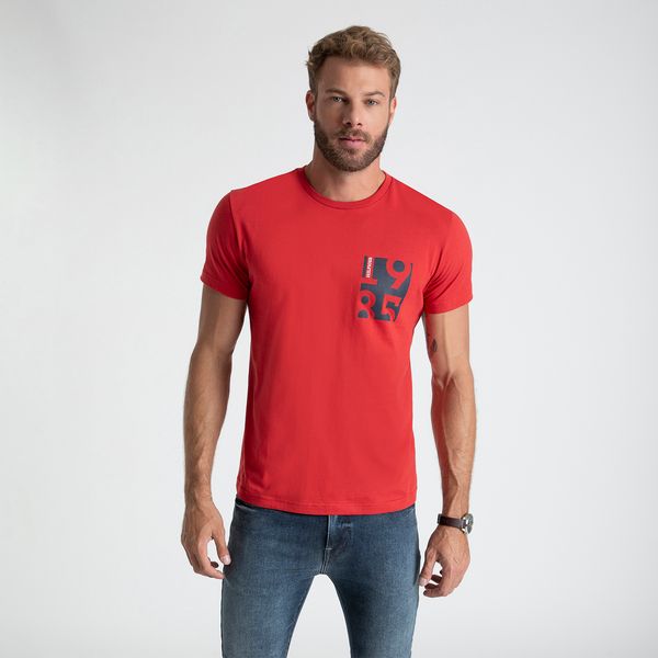 Roupas - Camisetas Tommy Hilfiger Masculino Vermelho – Tommy Hilfiger
